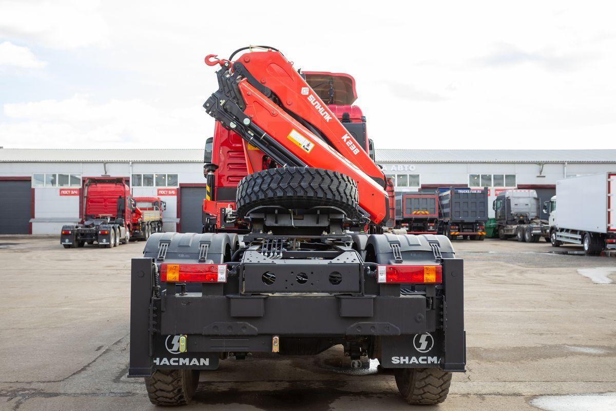 Седельный тягач с КМУ Shacman SX42584V385 в Новокузнецке